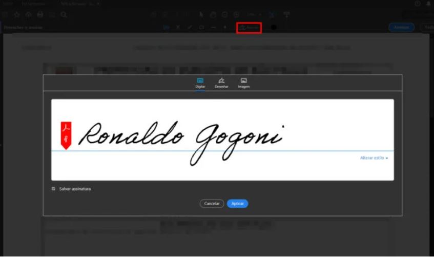 Leia mais sobre o artigo Como fazer sua assinatura digital no Adobe Reader