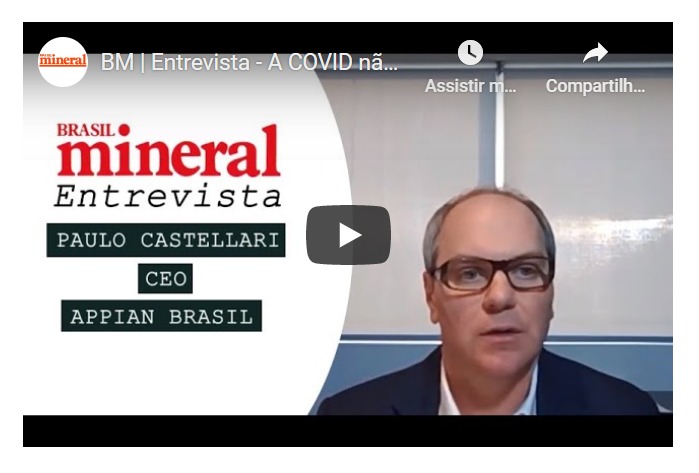 Leia mais sobre o artigo Revista Brasil Mineral entrevista Paulo Castellari; confira vídeo