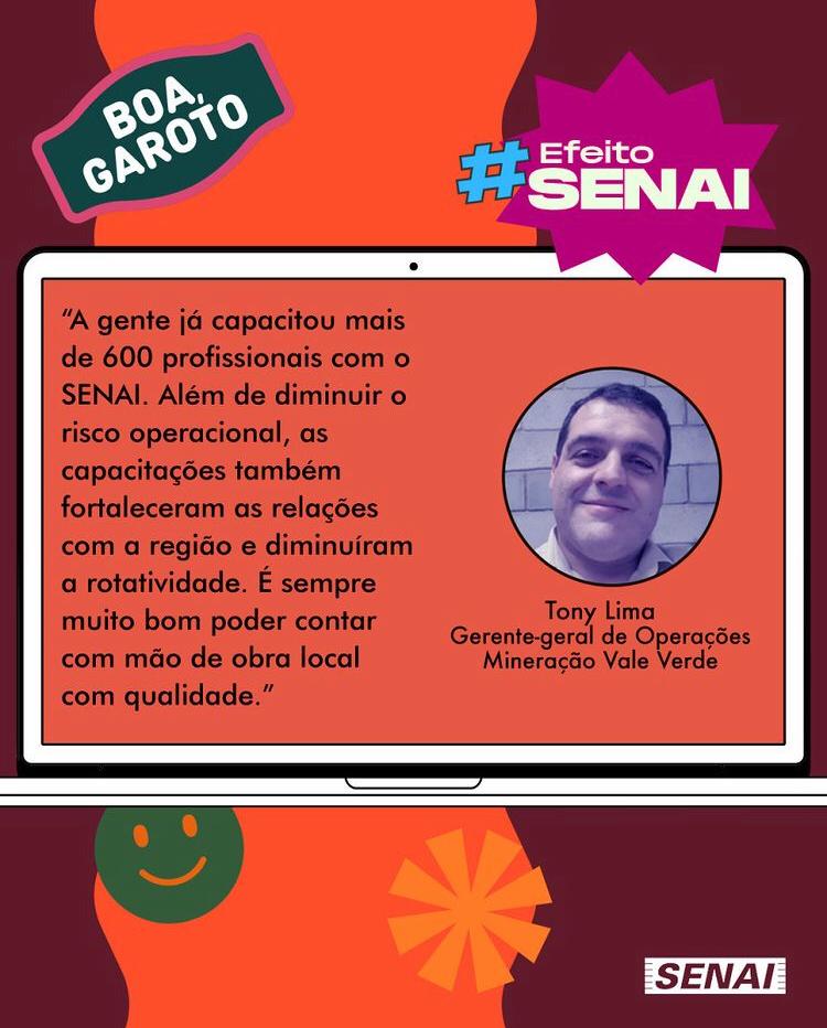 Leia mais sobre o artigo Nosso gerente geral de Operação ganhou destaque no SENAI nacional; veja vídeo