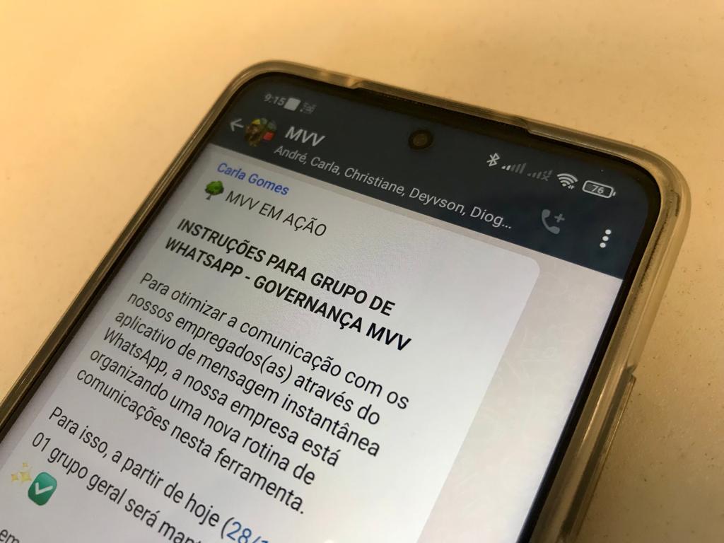 Leia mais sobre o artigo Nossa empresa lança instruções para grupo geral de WhatsApp; confira