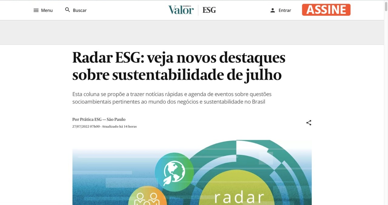 Leia mais sobre o artigo Mineração sustentável: proteção da MVV à Caatinga é destaque no Valor Econômico