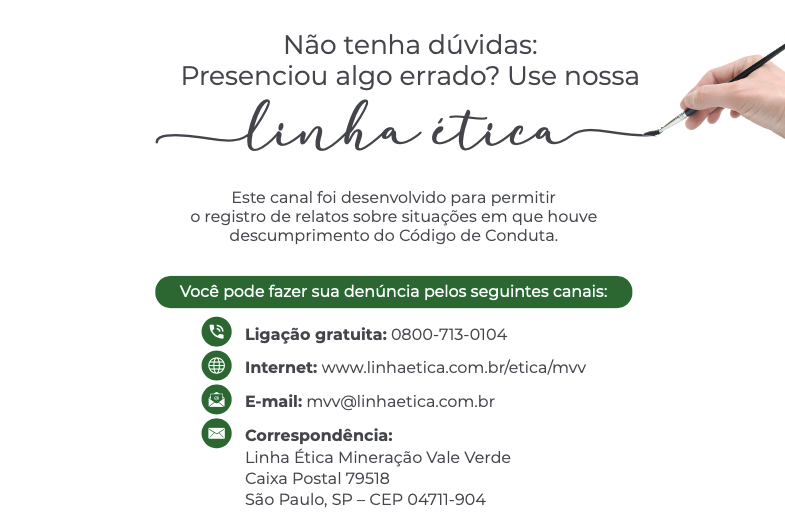 Leia mais sobre o artigo Linha Ética MVV garante anonimato e confidencialidade de denúncias realizadas