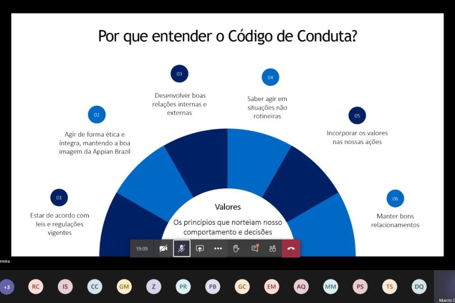 Leia mais sobre o artigo Webinar: reciclagem do Código de Conduta com nosso gerente de Compliance