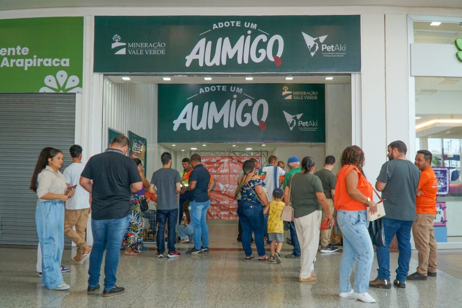 Arapiraca_AL, 23 de Março de 2024.
Appian Capital Brazil – Serrote - Mineracao Vale Verde - MVV

Na imagem, frente do espaço da feira de adoção de animais Adote um AUmigo no Partage Arapiraca shopping.
A imagem nao possui restricao de uso
Imagem: CLAUDIVAN SANTOS / Zóio Comunicação